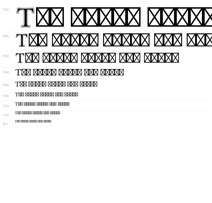 Libertinus Serif Initials Waterfall