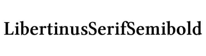 Libertinus Serif Semibold  Free Fonts Download