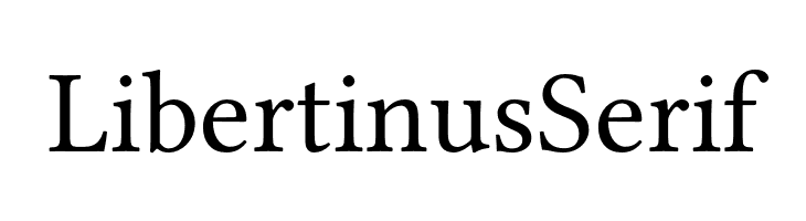 Libertinus Serif  لخطوط تنزيل