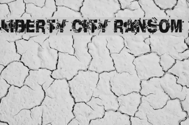 Liberty City Ransom Font examples