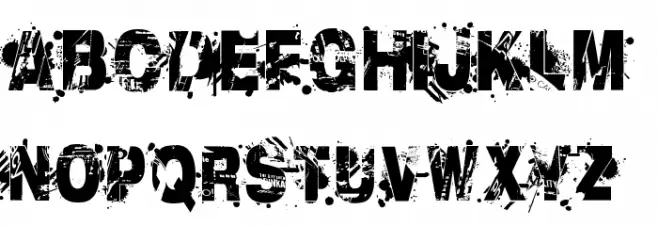 Liberty City Ransom خط أحرف صغيرة