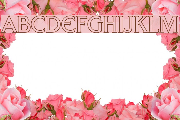 Liberty Hollow Font examples