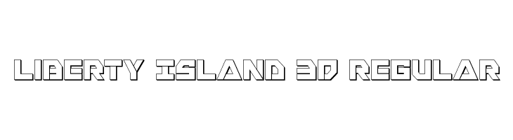 Liberty Island 3D Regular  font caratteri gratis
