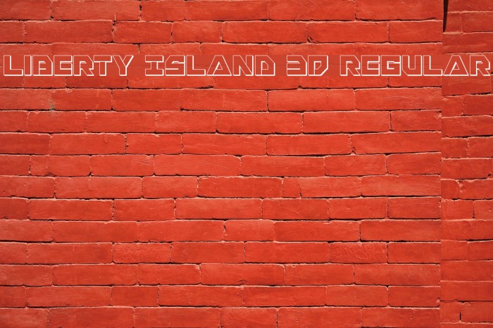 Liberty Island 3D Regular Example 2