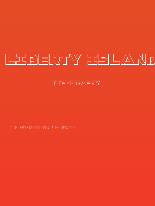 Liberty Island 3D Regular Poster