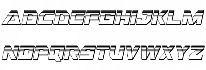 Liberty Island Chrome Italic Шрифта строчной