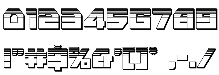Liberty Island Chrome Regular Font OTHER CHARS