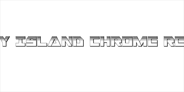 Liberty Island Chrome Regular Logo