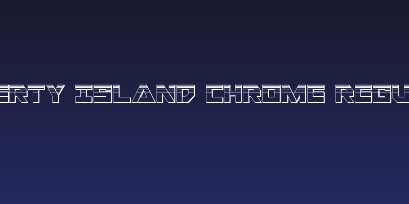Liberty Island Chrome Regular Social Header