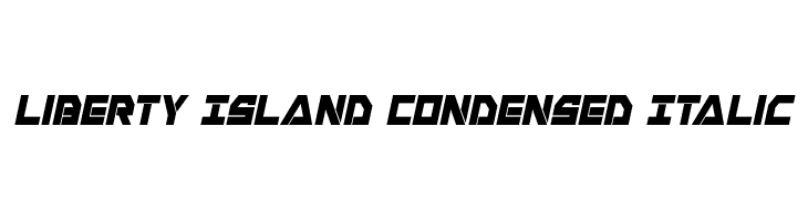 Liberty Island Condensed Italic  font caratteri gratis