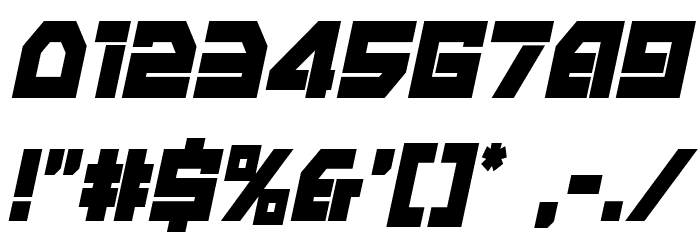 Liberty Island Condensed Italic Font OTHER CHARS