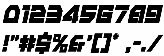 Liberty Island Condensed Italic Font OTHER CHARS