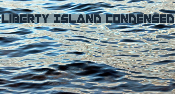 Liberty Island Condensed Caratteri examples
