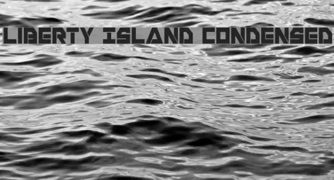 Liberty Island Condensed Fonte examples