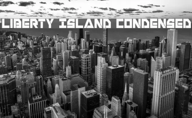Liberty Island Condensed Fonte examples