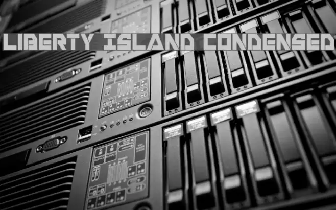 Liberty Island Condensed Fonte examples