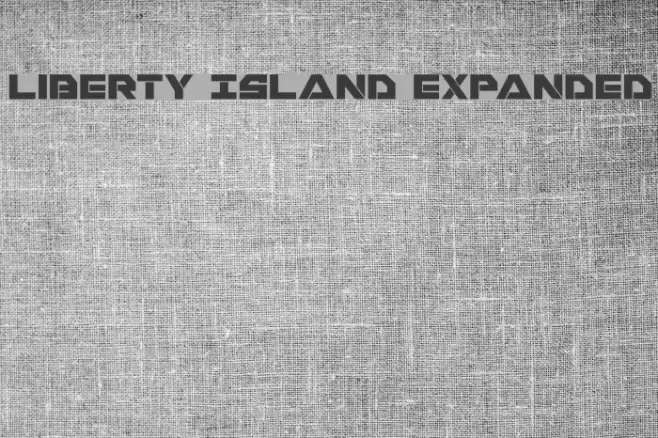 Liberty Island Expanded Font examples