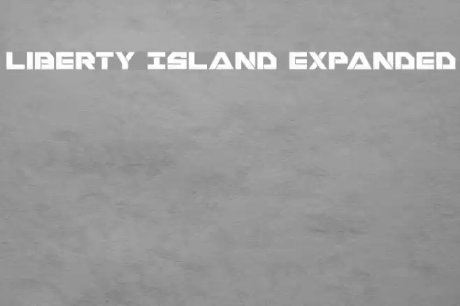 Liberty Island Expanded Font examples