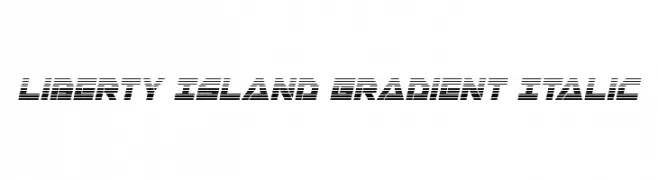 Liberty Island Gradient Italic  font caratteri gratis