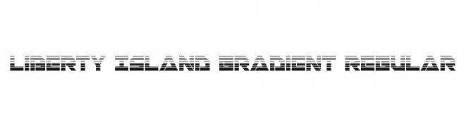 Liberty Island Gradient Regular  font caratteri gratis