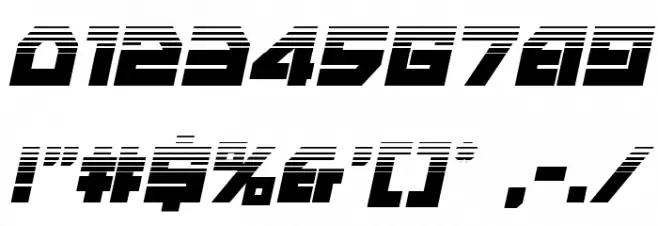 Liberty Island Half-Tone Italic Font OTHER CHARS