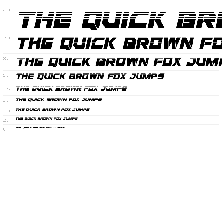 Liberty Island Half-Tone Italic Waterfall