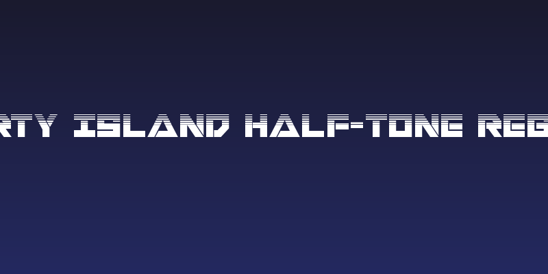 Liberty Island Half-Tone Regular Social Header