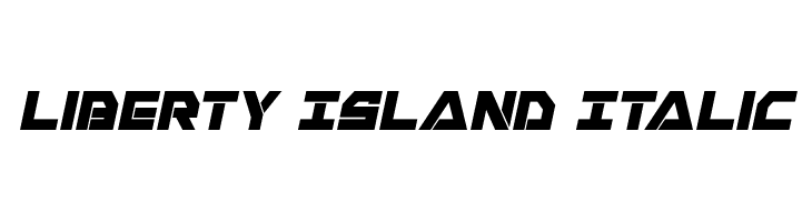 Liberty Island Italic Font
