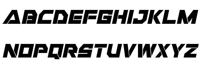 Liberty Island Italic Font LOWERCASE