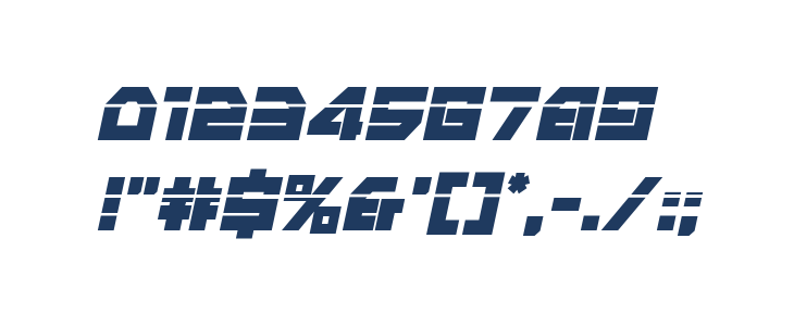 Liberty Island Laser Italic Other Characters