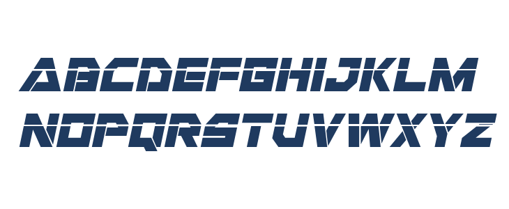 Liberty Island Laser Italic Lowercase