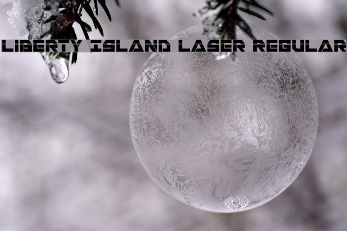 Liberty Island Laser Regular Font examples