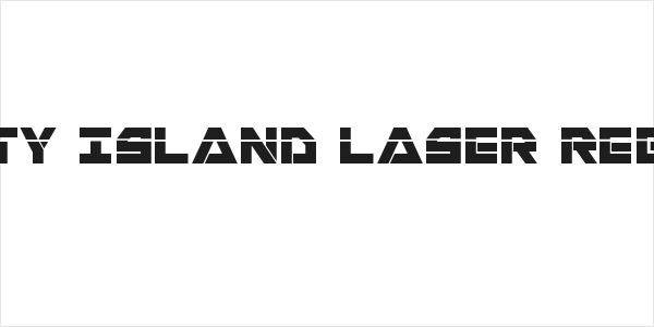 Liberty Island Laser Regular Logo