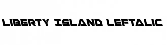 Liberty Island Leftalic  Free Fonts Download