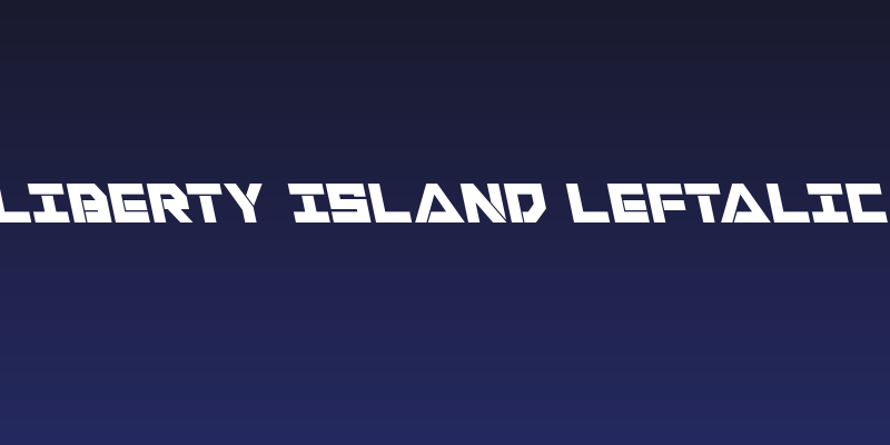 Liberty Island Leftalic Social Header