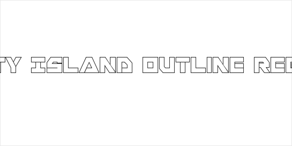 Liberty Island Outline Regular Logo