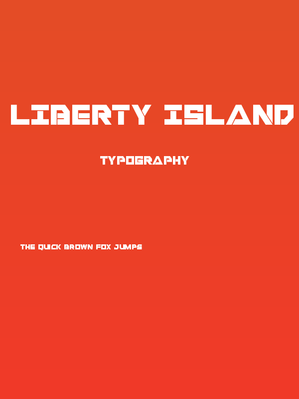 Liberty Island Regular Poster