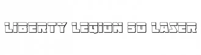 Liberty Legion 3D Laser  تنزيل الخطوط