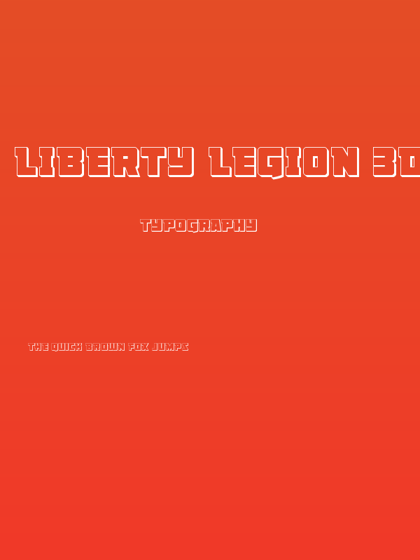 Liberty Legion 3D Poster