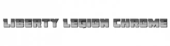 Liberty Legion Chrome  Descarca Fonturi Gratis