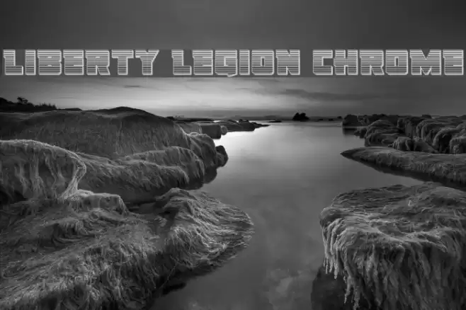 Liberty Legion Chrome Font examples