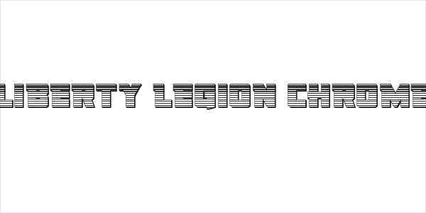 Liberty Legion Chrome Logo