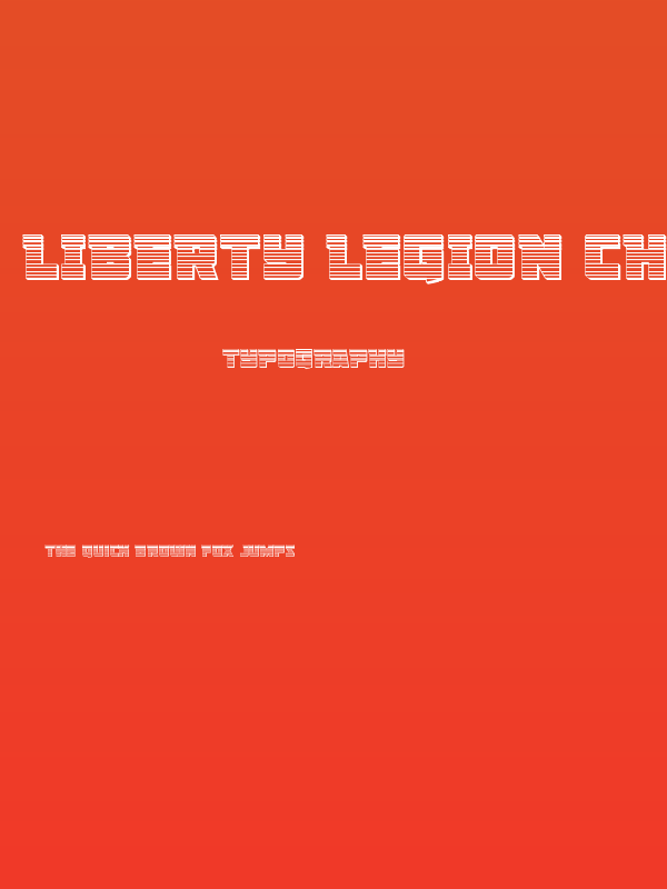 Liberty Legion Chrome Poster