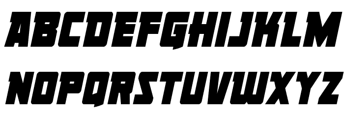 Liberty Legion Condensed Italic Font LOWERCASE