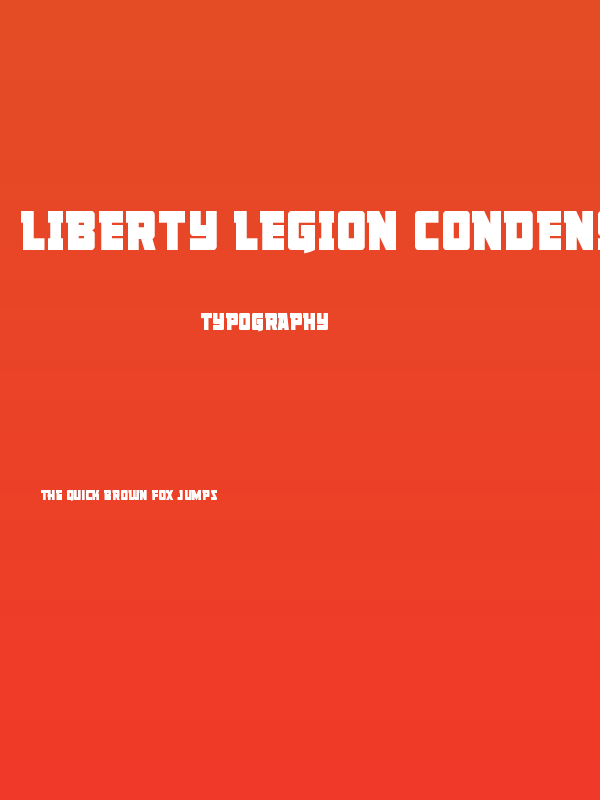Liberty Legion Condensed Poster