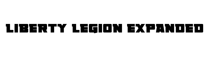 Liberty Legion Expanded  Скачать бесплатные шрифты