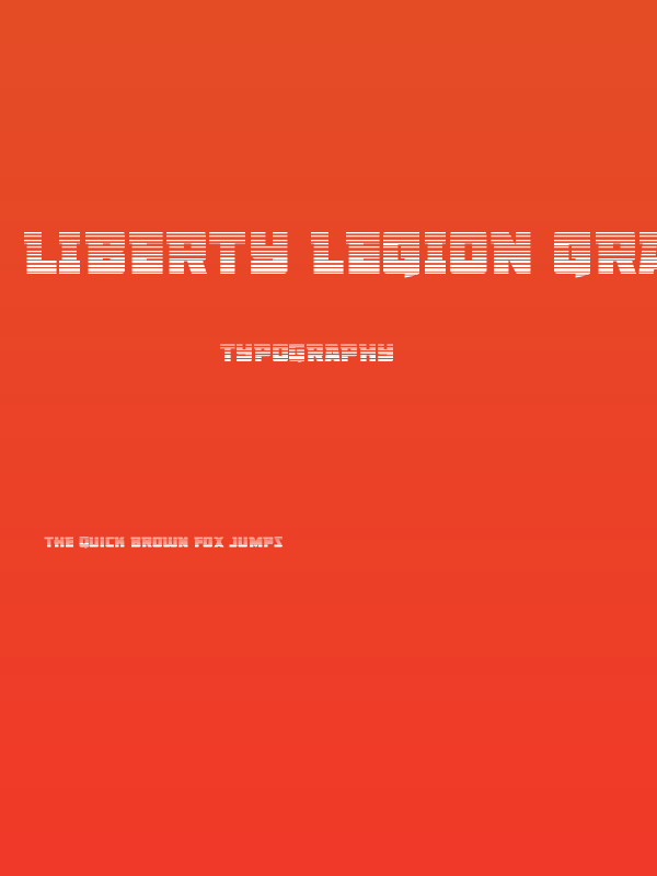 Liberty Legion Gradient Poster