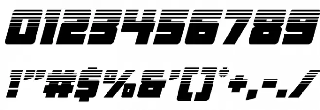 Liberty Legion Halftone Italic Font OTHER CHARS
