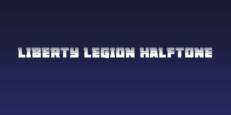 Liberty Legion Halftone Social Header