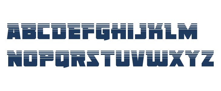 Liberty Legion Halftone Lowercase